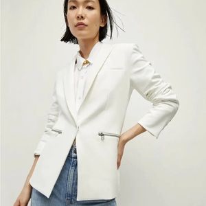 Veronica Beard size 12 White Scuba $695